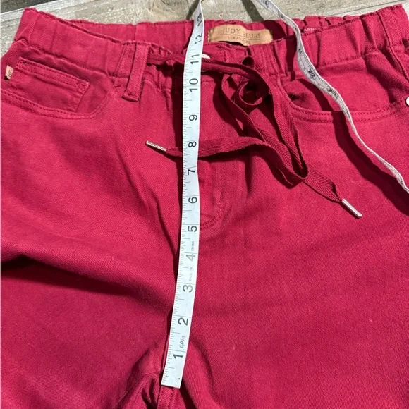 Judy Blue Garment Dyed Red Pants- 9/29 - Picture 4 of 8